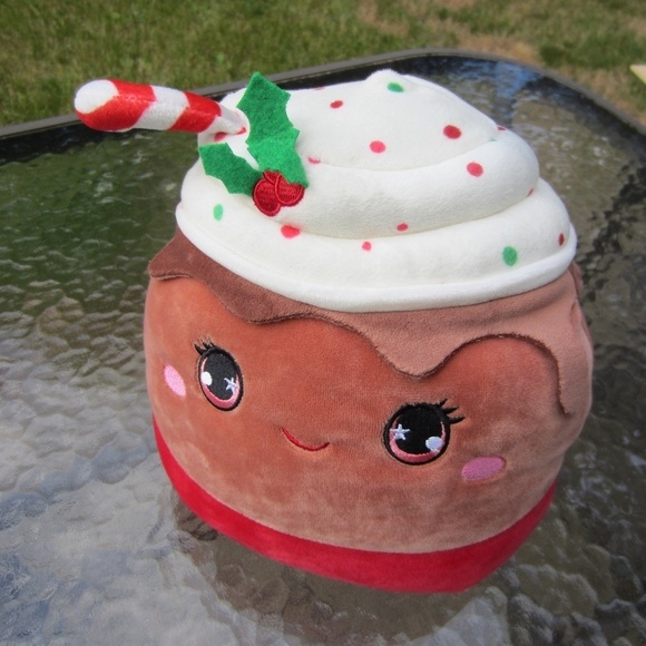 Squishmallows Elio Peppermint Mocha‎ Hot Cocoa Plush Stuffed Animal  10''x8'' - Picture 1 of 11